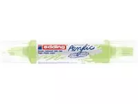 Een Acrylmarker edding e-5400 3D double liner pastel groen koop je bij Sysdicom BV