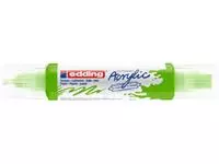 Acrylmarker edding e-5400 3D double liner geelgroen