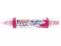 Een Acrylmarker edding e-5400 3D double liner telemagenta koop je bij De Rijk Kantoorshop