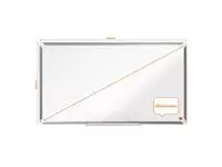 Een Whiteboard Nobo Premium Plus Widescreen 50x89cm staal koop je bij De Rijk Kantoorshop