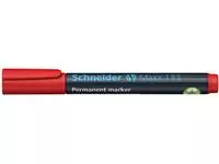 Een Viltstift Schneider Maxx 133 beitel 1-4mm rood koop je bij All Office Kuipers BV