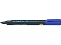 Een Viltstift Schneider Maxx 133 beitel 1-4mm blauw koop je bij De Joma BV