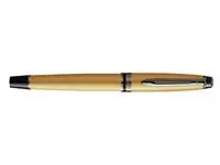 Een Vulpen Waterman Expert metallic gold lacquer RT medium koop je bij De Rijk Kantoorshop