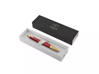 Een Balpen Parker IM Premium deep red medium blister à 1 stuk koop je bij iPlusoffice