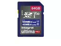 Een Geheugenkaart Integral SDHC-XC 64GB koop je bij De Joma BV