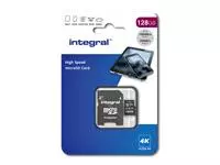 Een Geheugenkaart Integral microSDXC 128GB koop je bij All Office Kuipers BV