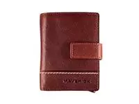 Een Porte-cartes Maverick Rough Gear compact RFID cuir marron koop je bij QuickOffice BV
