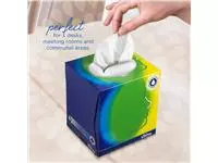 Een Facial tissues Kleenex kubus 3-laags 56stuks wit 8825 koop je bij De Joma BV