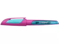 Een Vulpen StABILO Easybuddy linkshandig large roze/blauw blister à 1 stuk koop je bij De Rijk Kantoorshop