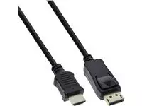 Een Kabel inLine Displayport HDMI 4K M/M 2 meter zwart koop je bij De Joma BV