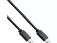 Een KABEL INLINE USB-C 3.2 GEN.2 M/M 2 M ZWART koop je bij All Office Kuipers BV