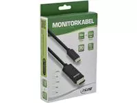 Een KABEL INLINE USB-C HDMI 3.1 2.0 4K M/M 2 M ZWART koop je bij All Office Kuipers BV