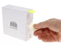 Een Etiket Rillprint 25mm 500st op rol fluor geel koop je bij All Office Kuipers BV