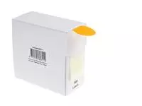 Een Etiket Rillprint 35mm 500st op rol fluor oranje koop je bij De Joma BV