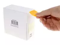 Een Etiket Rillprint 35mm 500st op rol fluor oranje koop je bij De Joma BV
