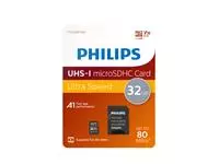 Een Micro SDHC Card Philips Class 10 UHS-I U1 32GB koop je bij iPlusoffice