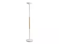 Een Vloerlamp Unilux Pryska LED hout wit koop je bij All Office Kuipers BV