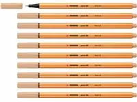 Een Fineliner STABILO point 88/86 F nude koop je bij "De Waal" Kantoor Efficiency