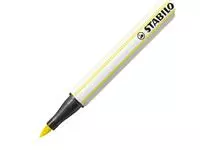 Een Brushstift STABILO Pen 68/24 citroengeel koop je bij All Office Kuipers BV
