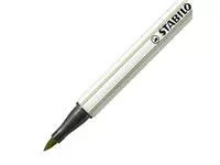 Een Brushstift STABILO Pen 568/37 moddergroen koop je bij De Joma BV