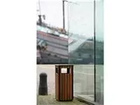 Buy your Afvalbak Vepa Bins voor buiten 36l zwart/houtlook at QuickOffice BV