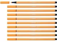 Een Viltstift STABILO Pen 68/85 medium papaja koop je bij Clippz! Office Supplies