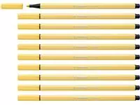 Een Viltstift STABILO Pen 68/23 M lichtgeel koop je bij All Office Kuipers BV