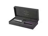 Een Vulpen Parker Sonnet Essential sandblasted violet CT medium koop je bij Friese Schrijfkamer