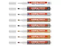 Een Viltstift edding 8900 meubel rond 1.5-2mm spierwit blister à 1 stuk koop je bij Kantorice office & business supplies