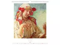 Kalender 2025 Helma 365 34x48.5cm Alfons Mucha