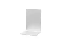 Een Boekensteun MAUL aluminium 16x15x21cm set 2 zilver koop je bij Supply Mij