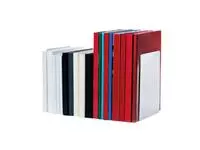 Een Boekensteun MAUL aluminium 16x15x21cm set 2 zilver koop je bij Avoux