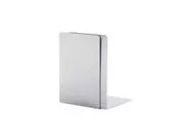 Een Boekensteun MAUL aluminium 12x12x17.5cm set 2 zilver koop je bij De Joma BV