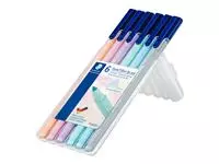 Een Kleurstift Staedtler 323 Triplus color à 6 pastelkleuren koop je bij Sysdicom BV