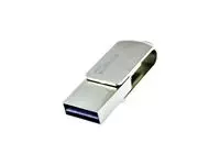 Een USB-stick Integral 3.0 USB-360-C Dual 16GB koop je bij All Office Kuipers BV