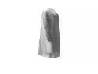 Een Blouse visiteur CMT PP non-tissé longue bouton pression 104cm M blanc koop je bij QuickOffice BV