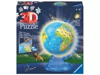 Een 3D puzzel Ravensburger Globe Night Edition XXL 54 stuks koop je bij De Joma BV