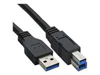 Een Kabel inLine USB 3.0 A-B 0.5m zwart koop je bij All Office Kuipers BV
