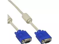 Een Kabel Inline S VGA 15HD M-M 2 meter beige en blauw koop je bij Kantorice office & business supplies