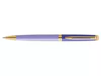 Een Balpen Waterman Hémisphère Colour Blocking purple GT medium koop je bij Continu Kantoor