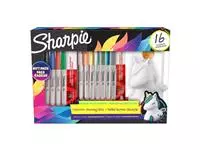 Een Viltstift Sharpie rond unicorn giftpack fijn assorti à 10 stuks koop je bij Sysdicom BV