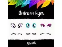 Een Viltstift Sharpie rond unicorn giftpack fijn assorti à 10 stuks koop je bij De Rijk Kantoorshop