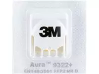 Een Masque de protection 3M Aura ponçage 9322 FFP2 avec valve 2 pièces koop je bij QuickOffice BV