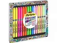 Markeerstift Bic grip Highlight your life assorti blik à 15 stuks