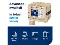 Een Toiletpapier Tork T7 hulsloos Natural Advanced midsize 2-laags 900vel 472155 koop je bij De Joma BV
