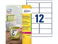 Een Etiket Avery L4776REV-20 99.1x42.3mm wit 240stuks koop je bij All Office Kuipers BV
