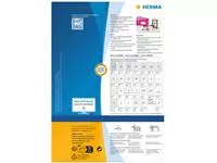 Een Etiket HERMA 10778 38.1x21.2mm wit 5200stuks koop je bij Schellen Boek- en Kantoorboekhandel