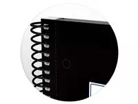 Een Cahier de notes Oxford Classic Europeanbook A4+ 4 perforations carreau 5x5 80fls noir koop je bij QuickOffice BV