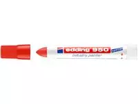 Een Viltstift edding 950 pastamarker industry rond 10mm rood koop je bij Clippz! Office Supplies