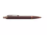 Een Balpen Parker IM Monochrome burgundy GT medium koop je bij Company Supplies